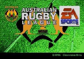 Australian Rugby League (Europe) screen shot title